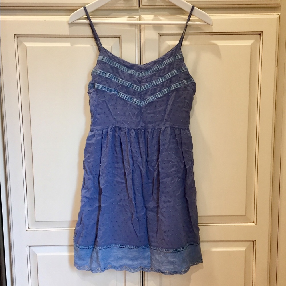 Periwinkle blue lines sundress